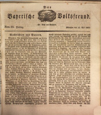 Der bayerische Volksfreund Freitag 28. Mai 1830