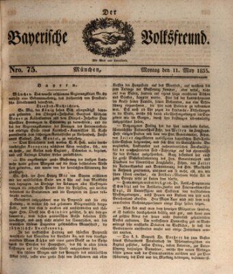 Der bayerische Volksfreund Montag 11. Mai 1835