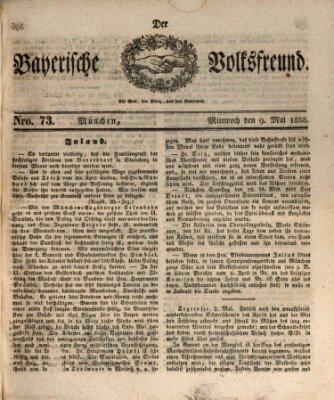 Der bayerische Volksfreund Mittwoch 9. Mai 1838