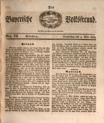 Der bayerische Volksfreund Donnerstag 9. Mai 1839