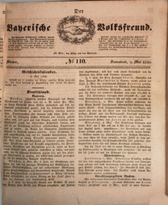 Der bayerische Volksfreund Samstag 9. Mai 1840