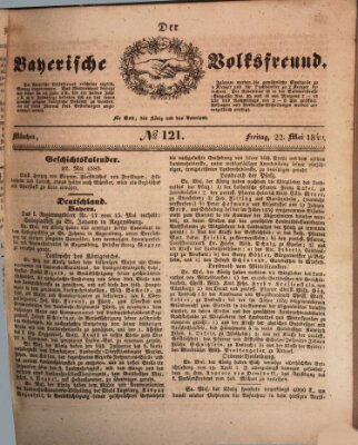 Der bayerische Volksfreund Freitag 22. Mai 1840