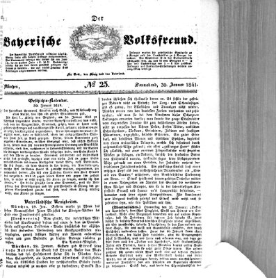 Der bayerische Volksfreund Samstag 30. Januar 1841