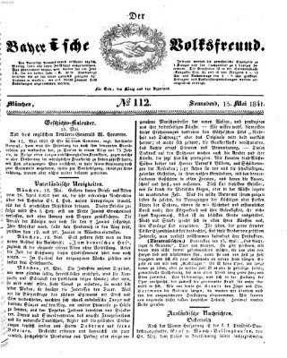 Der bayerische Volksfreund Samstag 15. Mai 1841