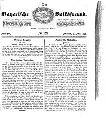 Der bayerische Volksfreund Mittwoch 26. Mai 1841