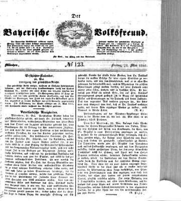 Der bayerische Volksfreund Freitag 28. Mai 1841