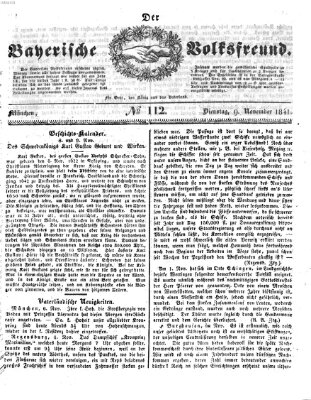 Der bayerische Volksfreund Dienstag 9. November 1841