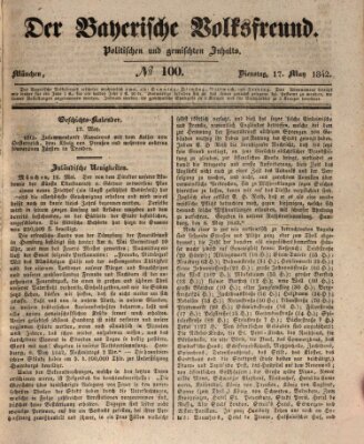 Der bayerische Volksfreund Dienstag 17. Mai 1842