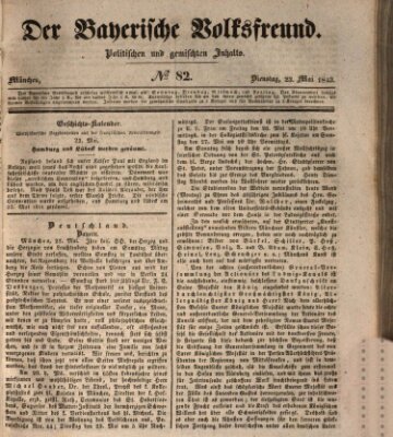 Der bayerische Volksfreund Dienstag 23. Mai 1843