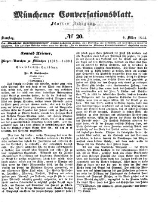 Der bayerische Volksfreund Samstag 9. März 1844