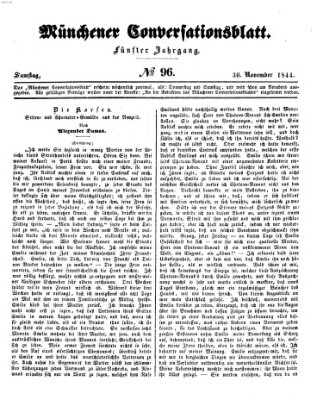 Der bayerische Volksfreund Samstag 30. November 1844