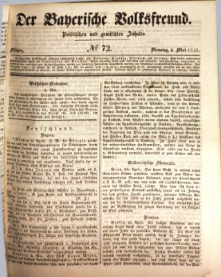 Der bayerische Volksfreund Dienstag 6. Mai 1845