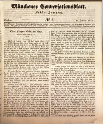 Der bayerische Volksfreund Samstag 11. Januar 1845