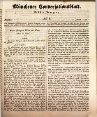 Der bayerische Volksfreund Samstag 18. Januar 1845