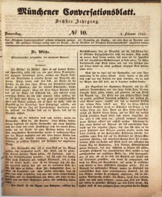 Der bayerische Volksfreund Donnerstag 6. Februar 1845