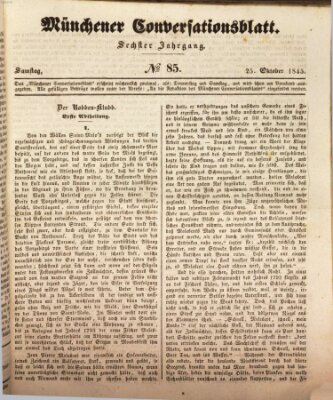 Der bayerische Volksfreund Samstag 25. Oktober 1845