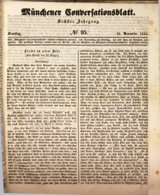 Der bayerische Volksfreund Samstag 29. November 1845