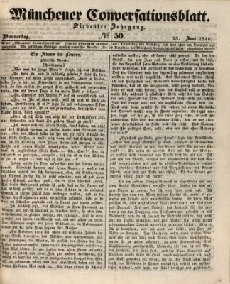 Der bayerische Volksfreund Donnerstag 25. Juni 1846