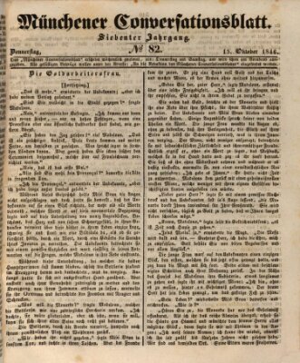 Der bayerische Volksfreund Donnerstag 15. Oktober 1846