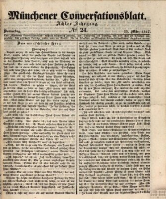 Der bayerische Volksfreund Donnerstag 25. März 1847