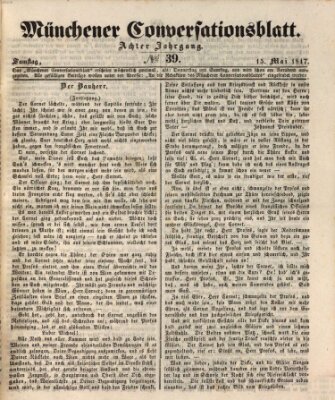 Der bayerische Volksfreund Samstag 15. Mai 1847