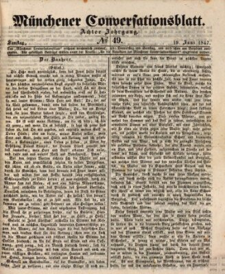 Der bayerische Volksfreund Samstag 19. Juni 1847