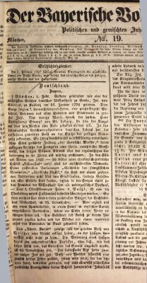 Der bayerische Volksfreund Mittwoch 2. Februar 1848