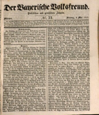 Der bayerische Volksfreund Dienstag 9. Mai 1848