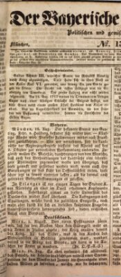 Der bayerische Volksfreund Mittwoch 16. August 1848