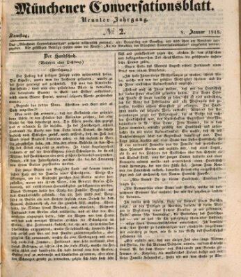 Der bayerische Volksfreund Samstag 8. Januar 1848