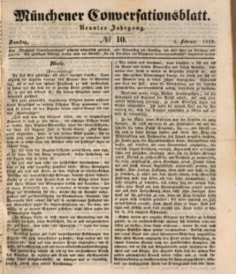 Der bayerische Volksfreund Samstag 5. Februar 1848