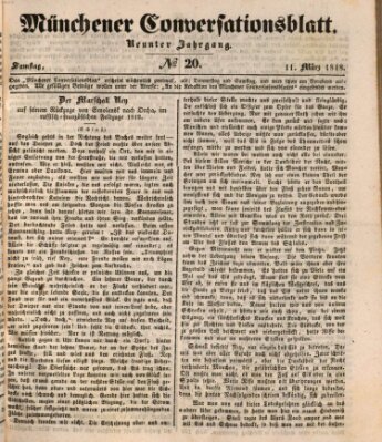 Der bayerische Volksfreund Samstag 11. März 1848