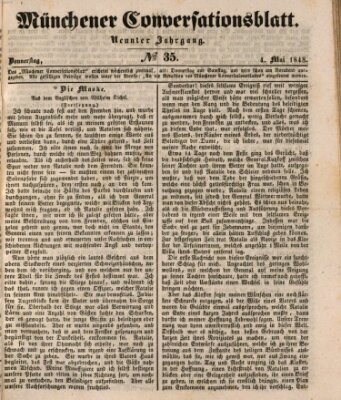 Der bayerische Volksfreund Donnerstag 4. Mai 1848