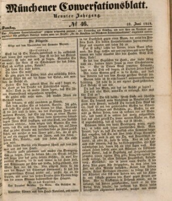 Der bayerische Volksfreund Montag 10. April 1848