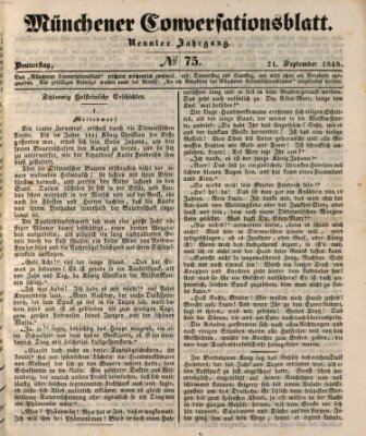 Der bayerische Volksfreund Donnerstag 21. September 1848