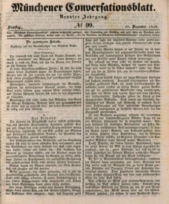 Der bayerische Volksfreund Samstag 16. Dezember 1848