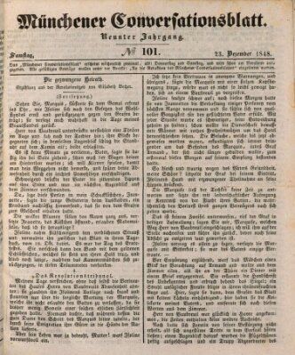 Der bayerische Volksfreund Samstag 23. Dezember 1848