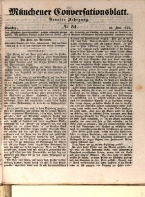 Der bayerische Volksfreund Samstag 30. Juni 1849