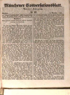 Der bayerische Volksfreund Samstag 8. Dezember 1849