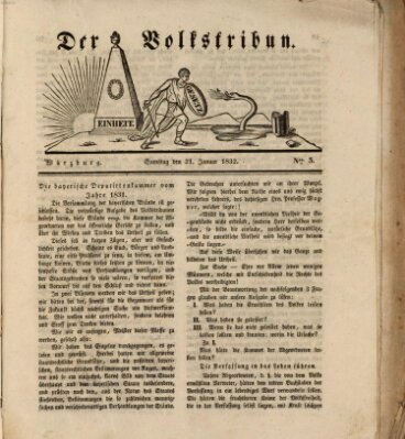 Der Volkstribun Samstag 21. Januar 1832