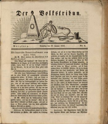 Der Volkstribun Samstag 28. Januar 1832