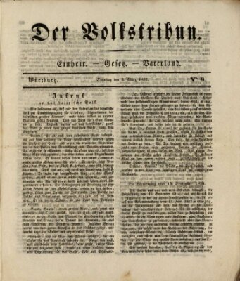 Der Volkstribun Samstag 3. März 1832