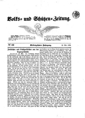 Volks- und Schützenzeitung Freitag 23. Mai 1862