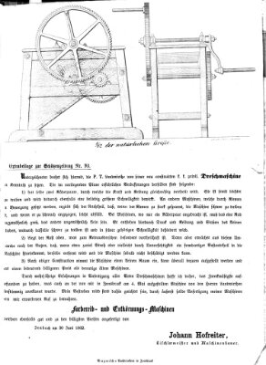 Volks- und Schützenzeitung Montag 4. August 1862