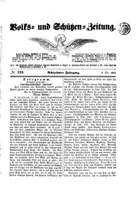 Volks- und Schützenzeitung Dienstag 6. Oktober 1863