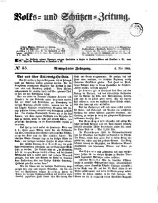 Volks- und Schützenzeitung Freitag 6. Mai 1864