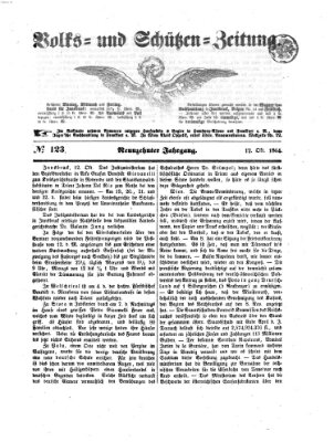 Volks- und Schützenzeitung Mittwoch 12. Oktober 1864