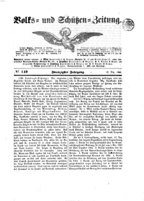 Volks- und Schützenzeitung Mittwoch 13. Dezember 1865