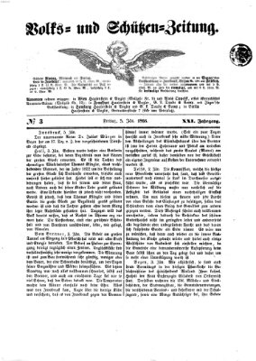 Volks- und Schützenzeitung Freitag 5. Januar 1866