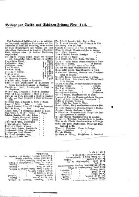 Volks- und Schützenzeitung Freitag 30. November 1866